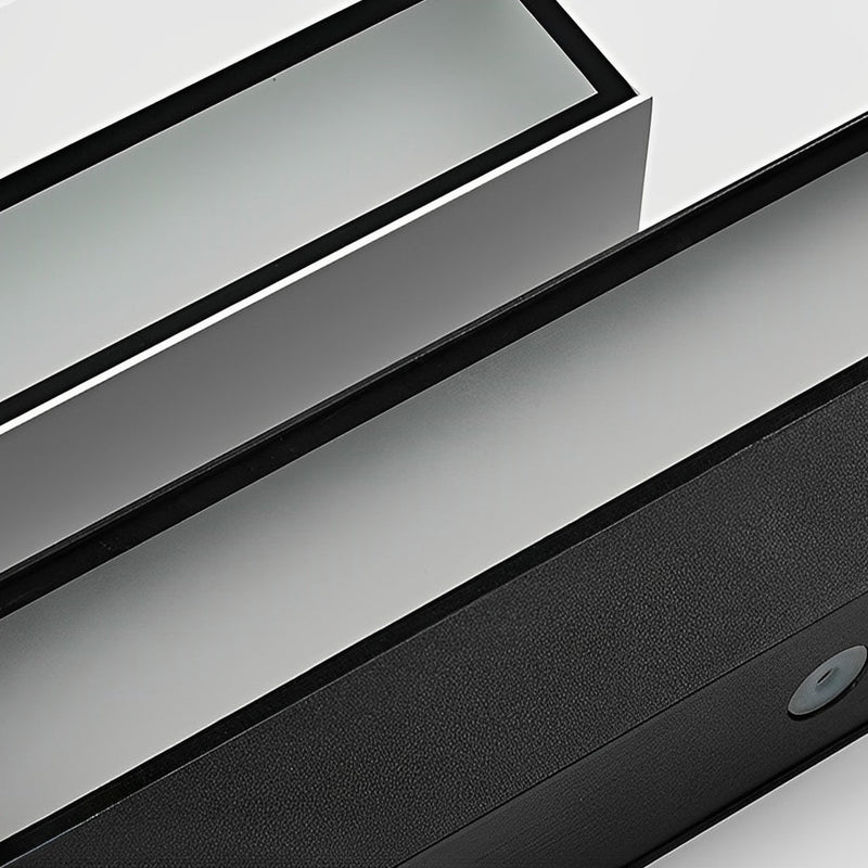 Minimalistyczna Czarna Wodoodporna Listwa LED do Oświetlenia Elewacji