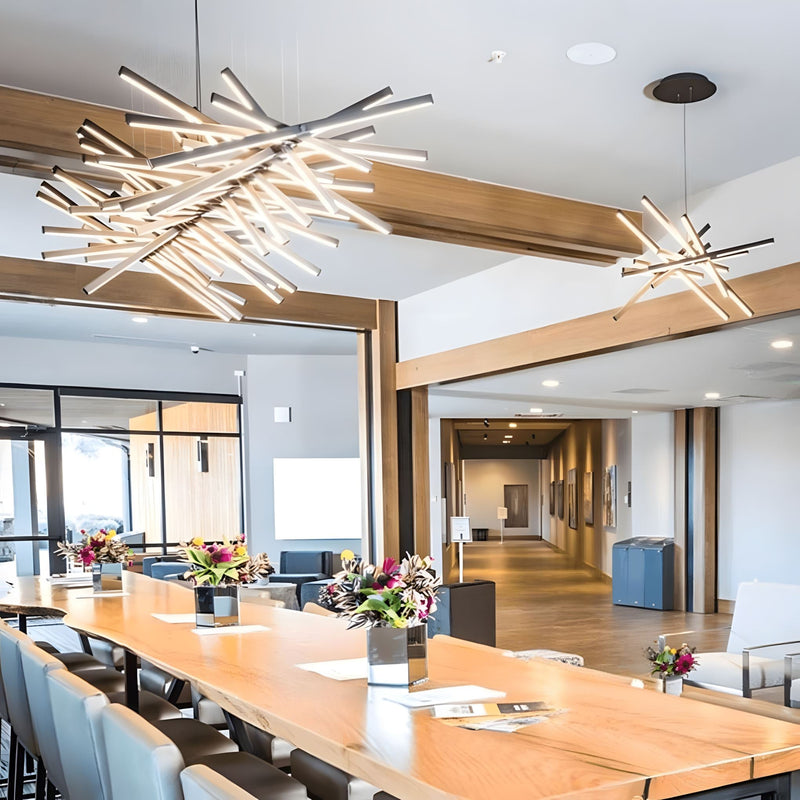 Minimalistyczny Żyrandol z Nowoczesnym Designem