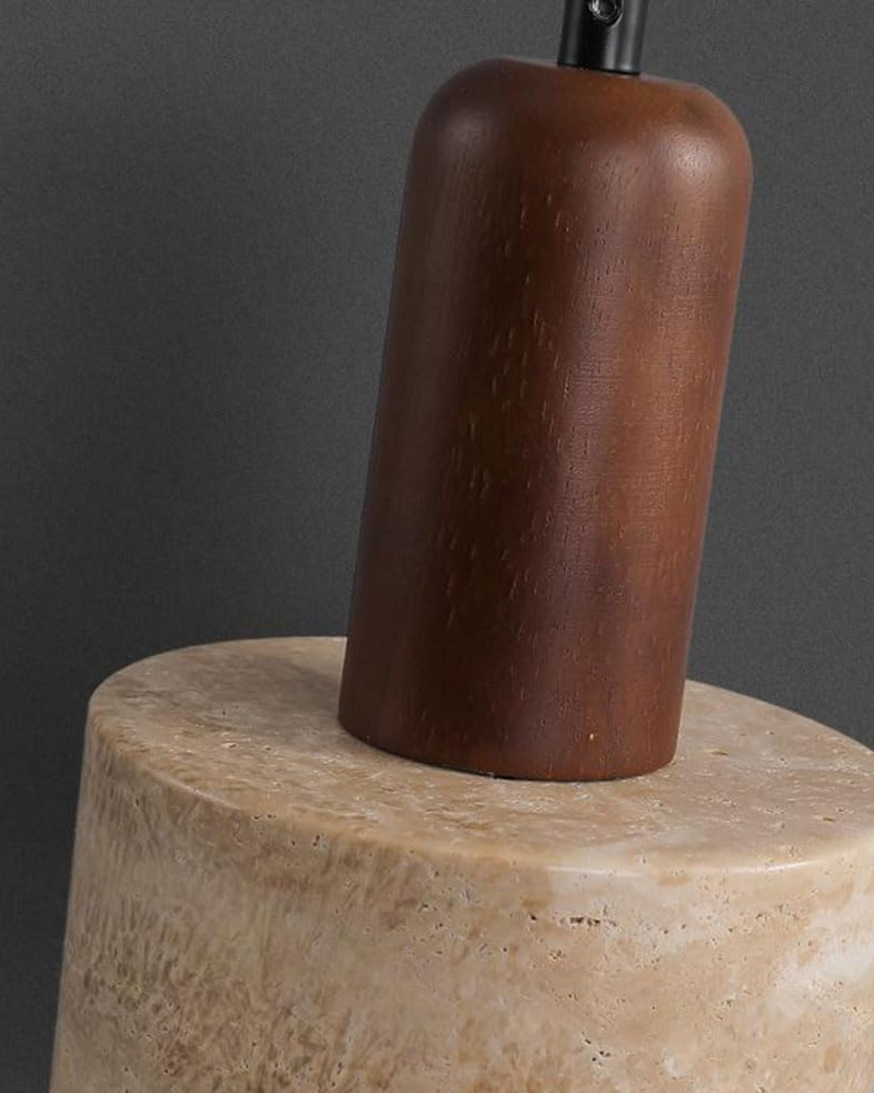 Stylowa Lampa Wisząca z Efektem Kamienia