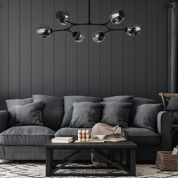 Nowoczesna lampa wisząca LED z możliwością regulacji wysokości