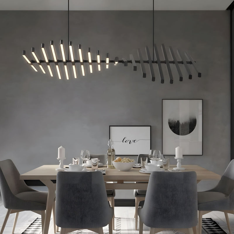 Minimalistyczny Żyrandol z Nowoczesnym Designem