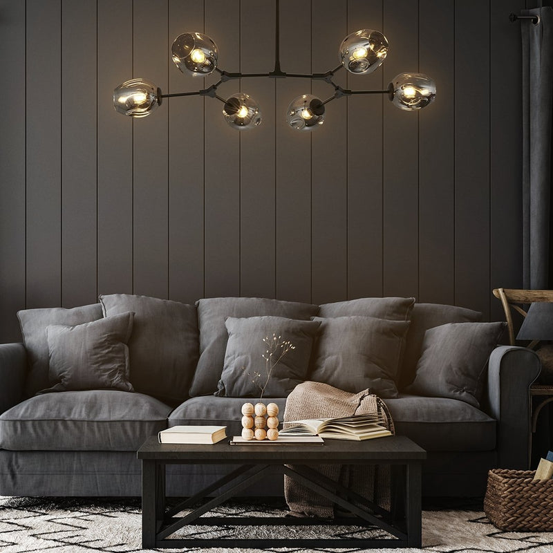 Nowoczesna lampa wisząca LED z możliwością regulacji wysokości