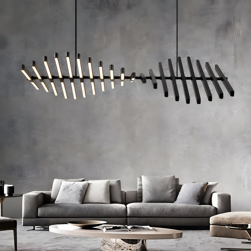 Minimalistyczny Żyrandol z Nowoczesnym Designem