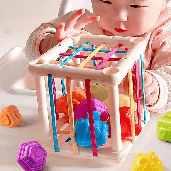 Drewniane Klocki Montessori do Nauki Kształtów