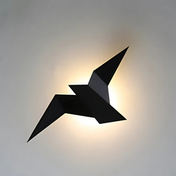 Dekoracyjna Lampa Ścienna z Inspiracją Origami