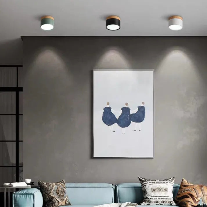 Minimalistyczna lampa sufitowa z LED-owym blaskiem