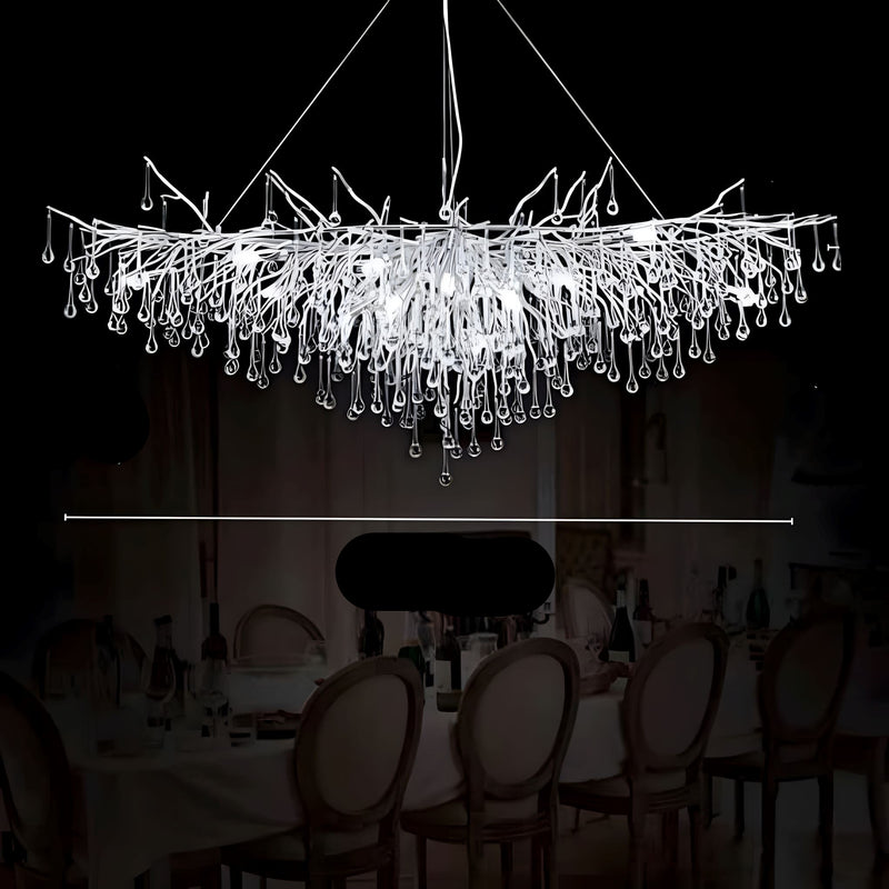 Klasyczny Żyrandol Kryształowy w Stylu Glamour