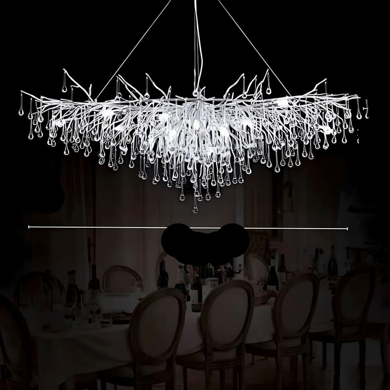 Klasyczny Żyrandol Kryształowy w Stylu Glamour