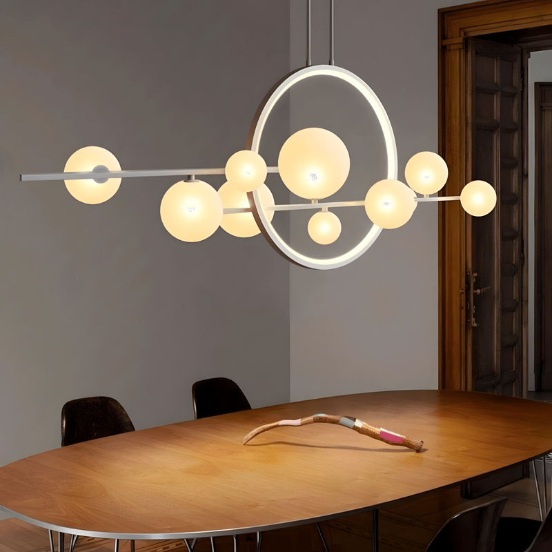 Nowoczesna Lampa Kule Szklane w Stylu Skandynawskim