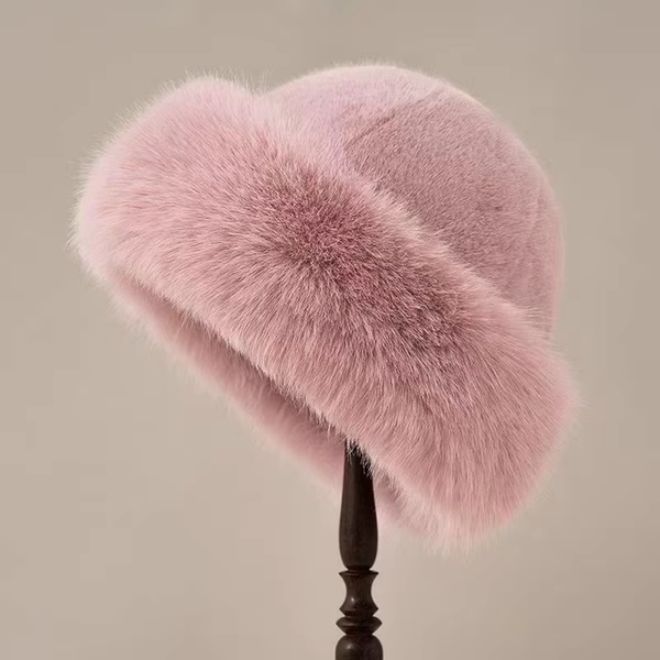 Elegancka Futrzana Czapka