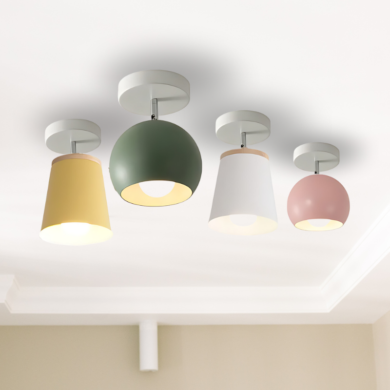Designerska lampa sufitowa Macaron, idealna do każdego pokoju