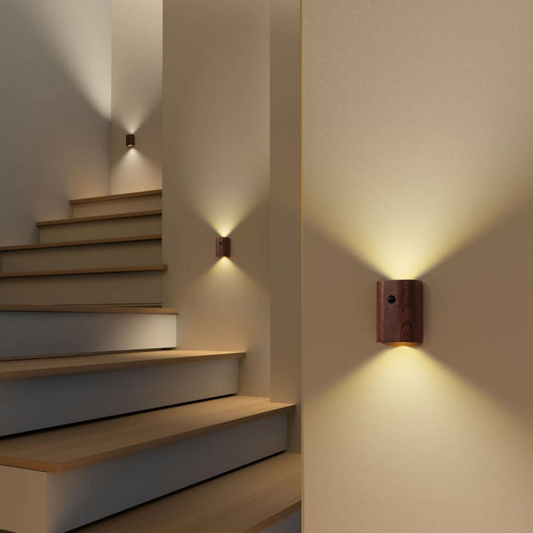 Weno - LED Wandlamp Energooszczędna Lampa Ścienna LED z Detektorem Ruchu dla Bezpieczeństwa i Komfortumet Bewegingssensor
