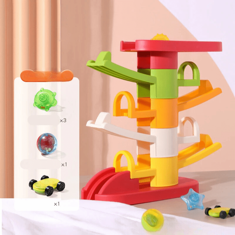 Samochody i Kolorowe Piłki do Układania