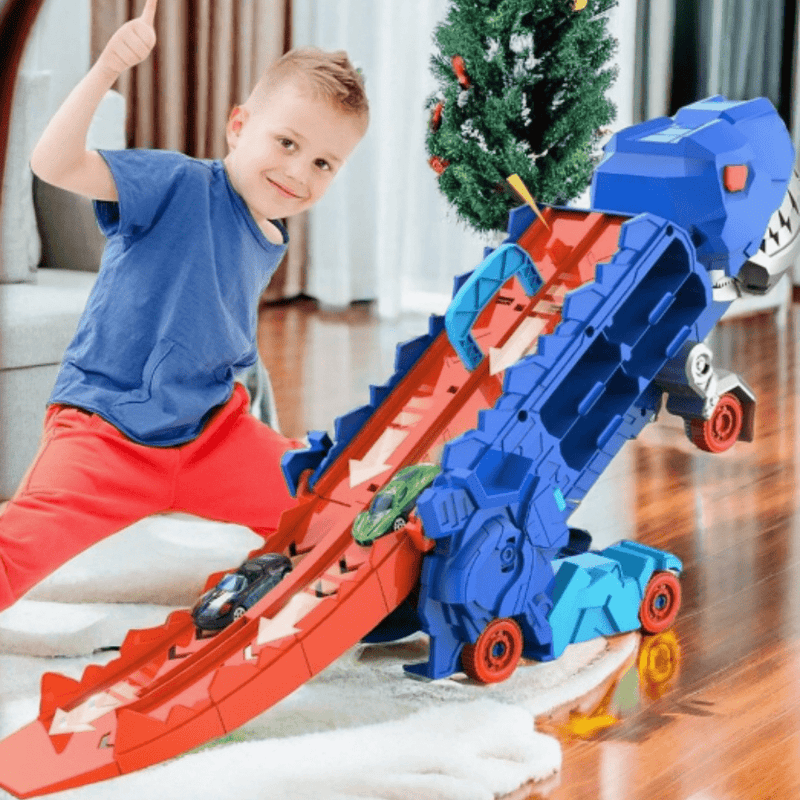 Dino Adventure Truck Unikalny transformowalny zestaw do zabawy bez końca