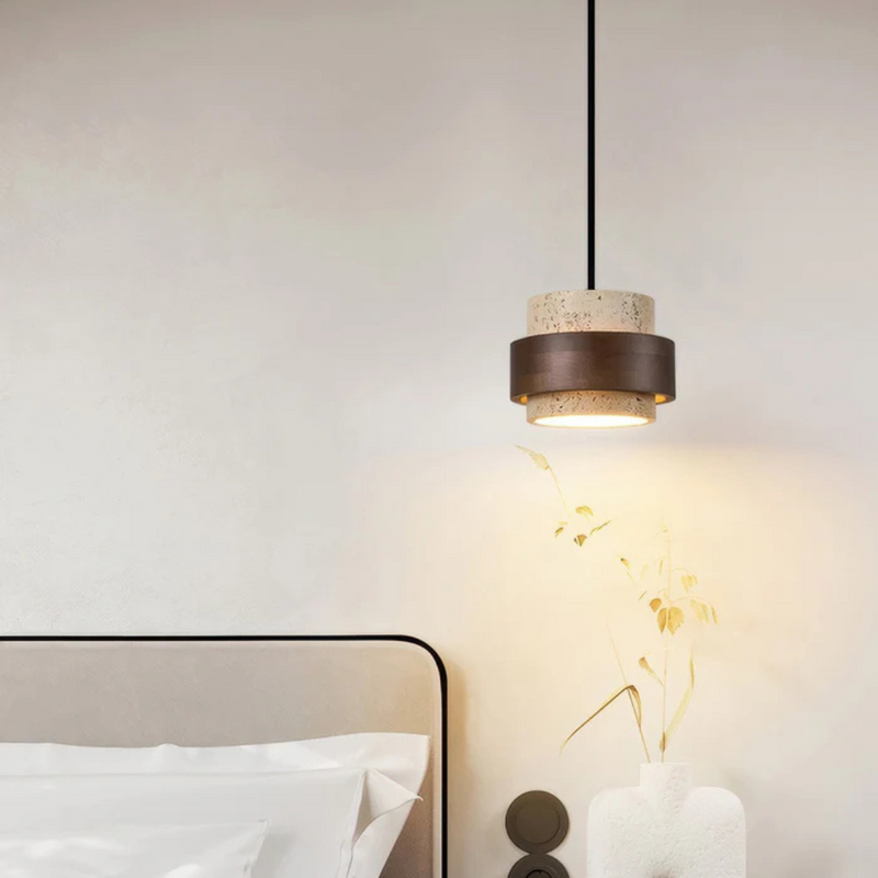 Elegancka Lampa Wisząca w Stylu Wabi Sabi do Nowoczesnych Wnętrz