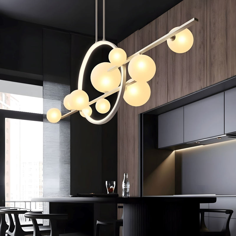 Nowoczesna Lampa Kule Szklane w Stylu Skandynawskim