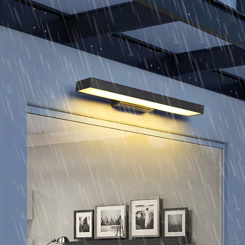 Nowoczesna Lampa Ścienna LED z Czujnikiem Ruchu i Czarną Obudową