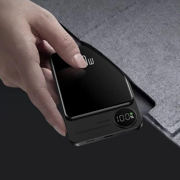 Magnetyczna Powerbank 15W z Ładowaniem