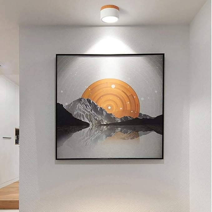 Minimalistyczna lampa sufitowa z LED-owym blaskiem