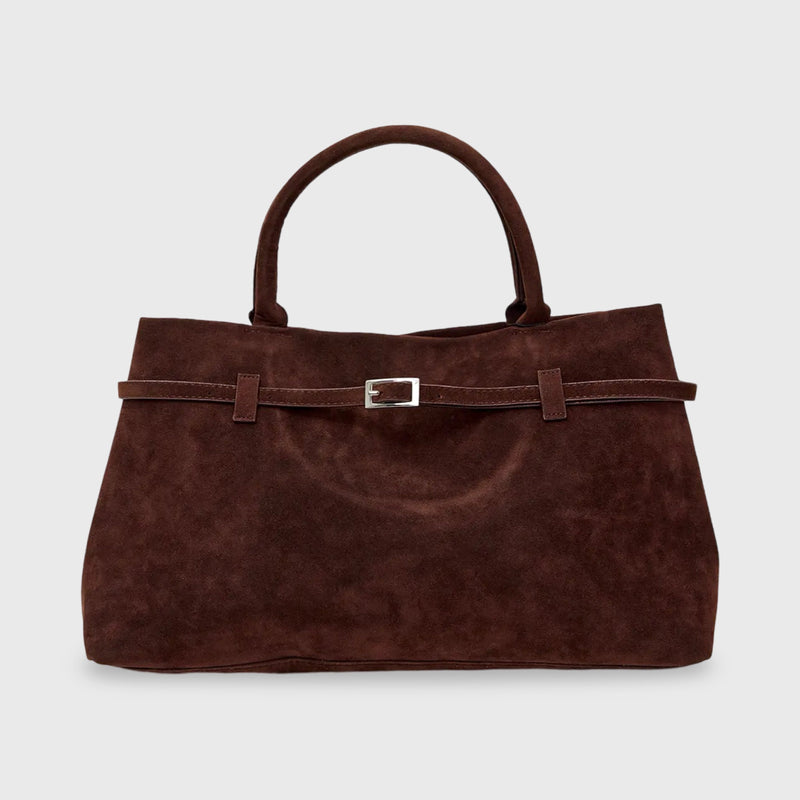 Luxe Modna Torebka na Ramię z Zamszu