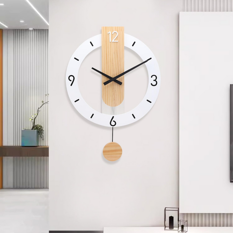 Elegancki Duży Zegar Ścienny