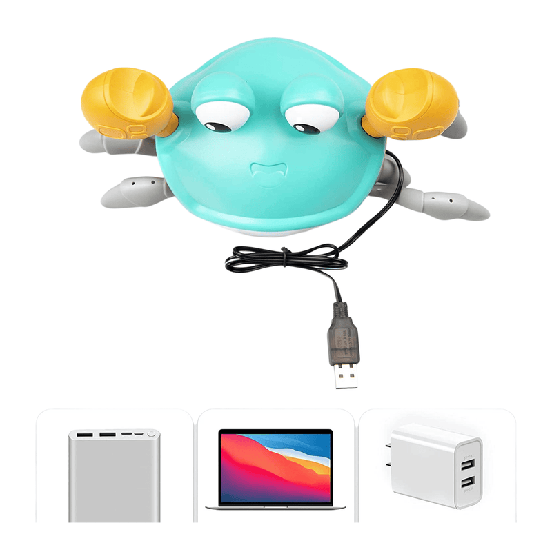 Kolorowy krab motywujący dzieci do ruchu i odkrywania świata