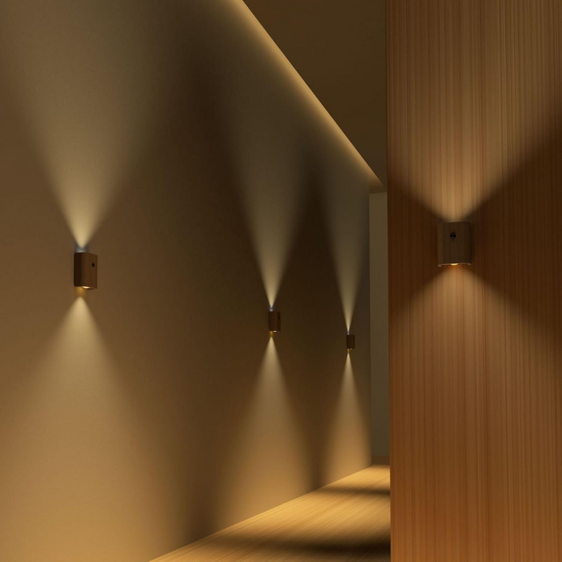 Weno - LED Wandlamp Energooszczędna Lampa Ścienna LED z Detektorem Ruchu dla Bezpieczeństwa i Komfortumet Bewegingssensor