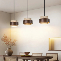 Elegancka Lampa Wisząca w Stylu Wabi Sabi do Nowoczesnych Wnętrz