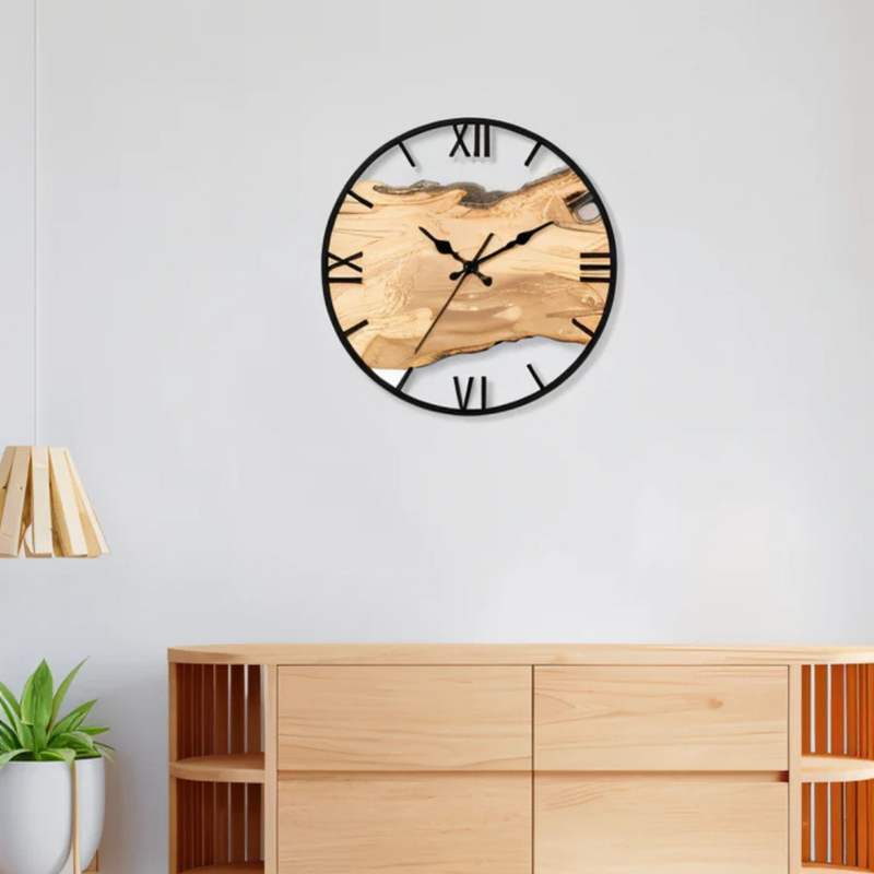 Nowoczesny Zegar Ścienny w Stylu Minimal Hoopie