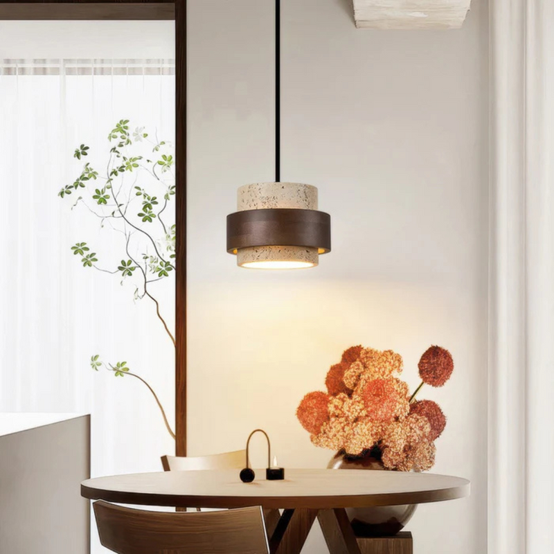 Elegancka Lampa Wisząca w Stylu Wabi Sabi do Nowoczesnych Wnętrz