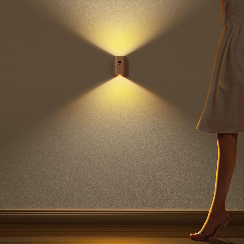 Weno - LED Wandlamp Energooszczędna Lampa Ścienna LED z Detektorem Ruchu dla Bezpieczeństwa i Komfortumet Bewegingssensor