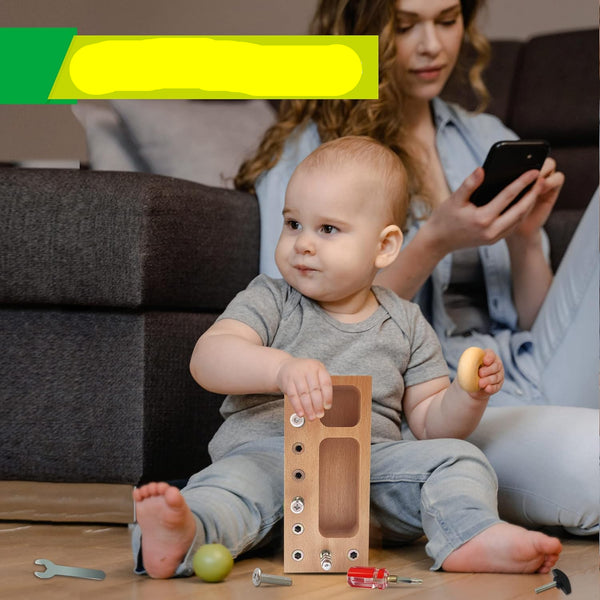Edukacyjna Tablica Zabaw Busy Board – Nauka Przez Dotyk i Ruch