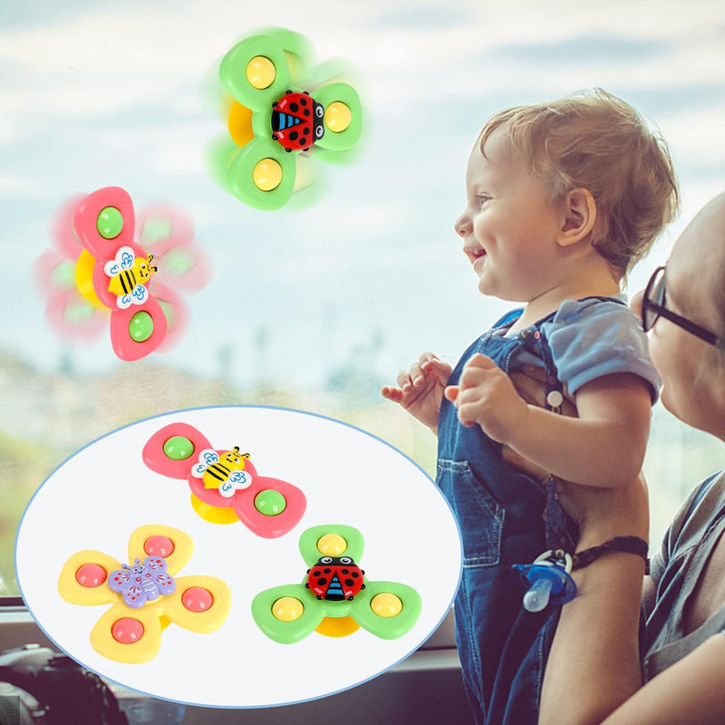 Radosne kręcenie wodne zabawki na przyssawkach