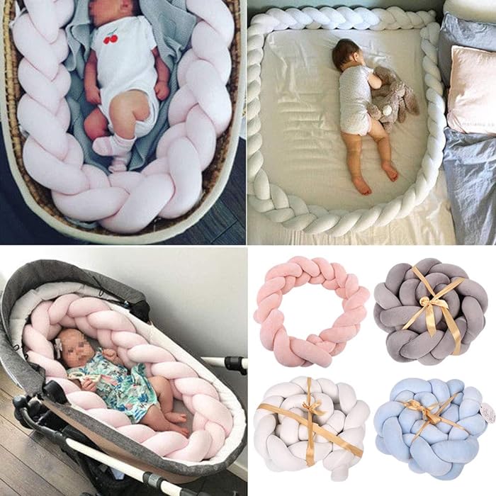 Ochraniacz na łóżeczko ręcznie wykonany