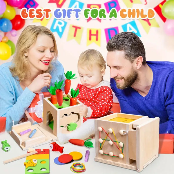 Zestaw Rozwojowy 8w1 w Stylu Montessori dla Aktywnych Niemowląt