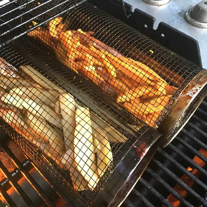 Koszyki na grilla równomierne grillowanie warzyw i mięsa bez przywierania