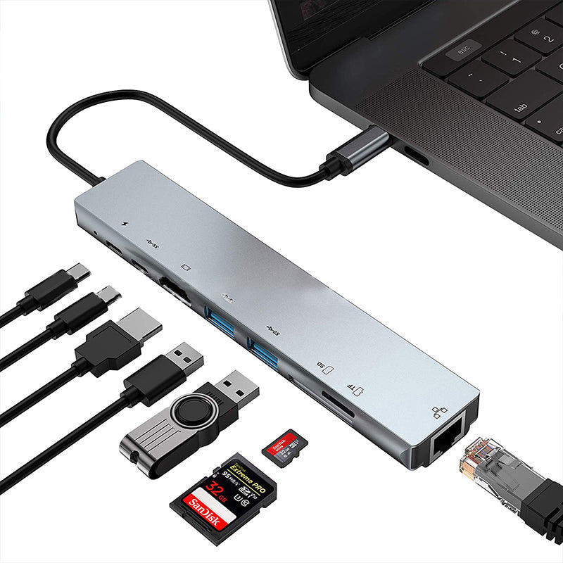Uniwersalny adapter z zaawansowanym chipem USB-C