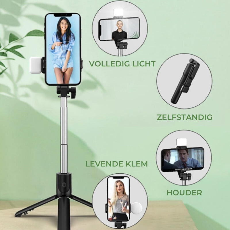 Bezprzewodowy Selfie Stick Lekki i Wytrzymały
