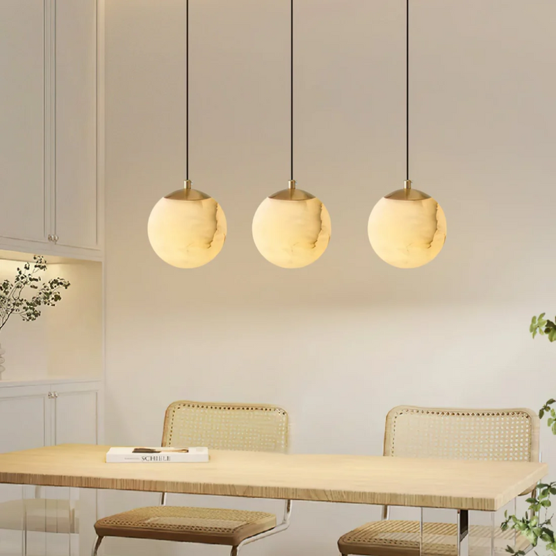 Alabastrowa Lampa Wisząca Kula