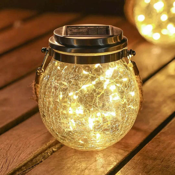 Zestaw Solarnych Lamp Szklanych