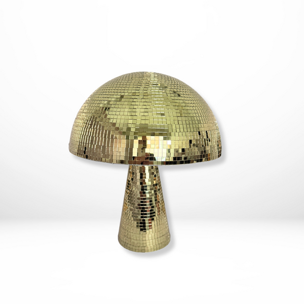Błyszcząca grzybowa lampa dla wyjątkowego klimatu
