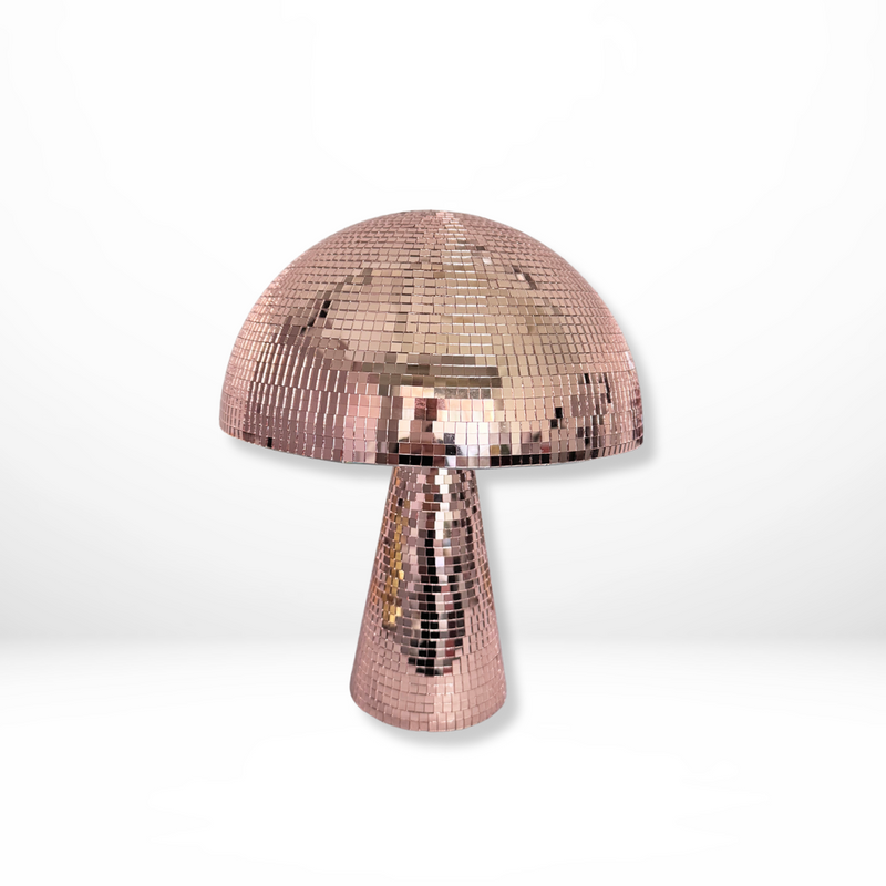 Błyszcząca grzybowa lampa dla wyjątkowego klimatu