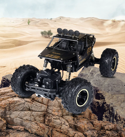 Wytrzymały monster truck zdalnie sterowany na terenowe przygody