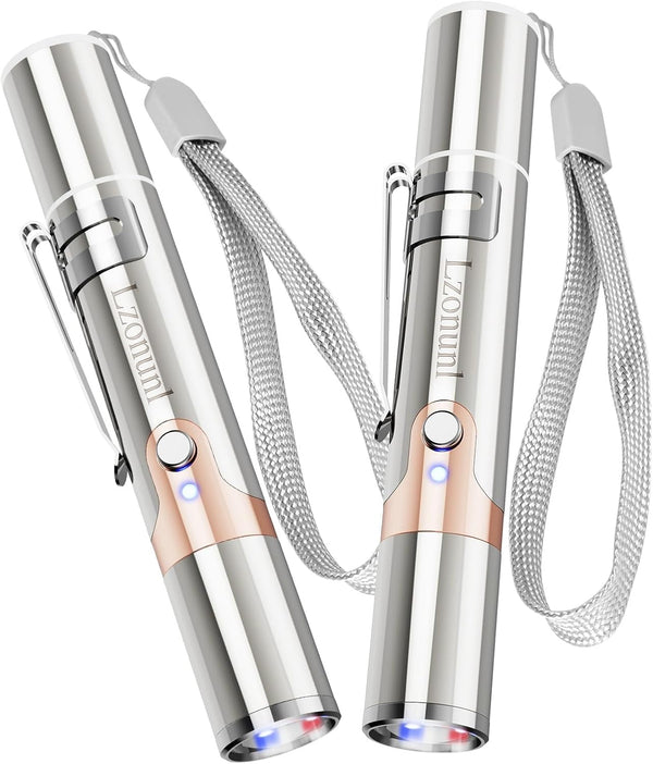 Akumulatorowa laserowa zabawka dla kota ze stali nierdzewnej z 3 trybami świecenia i 5 wzorami 1