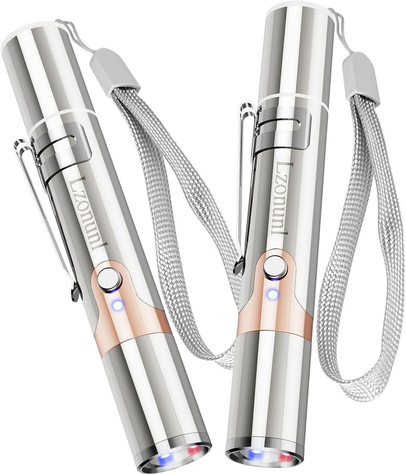 Akumulatorowa laserowa zabawka dla kota ze stali nierdzewnej z 3 trybami świecenia i 5 wzorami 1