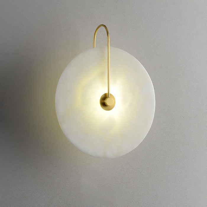 Alabastrowa Lampa LED na Ścianę – Elegancja i Spokój w Świetle