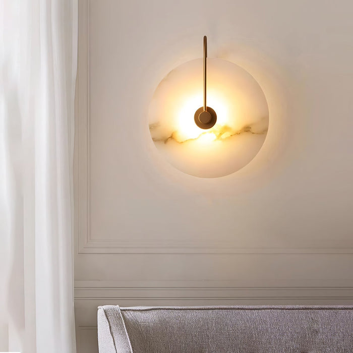 Alabastrowa Lampa LED na Ścianę – Elegancja i Spokój w Świetle