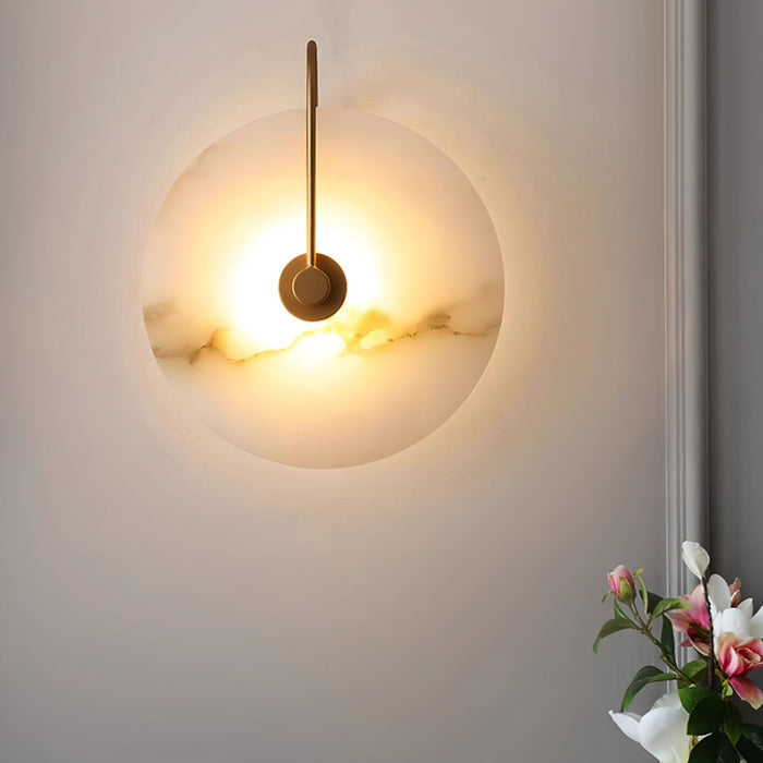 Alabastrowa Lampa LED na Ścianę – Elegancja i Spokój w Świetle