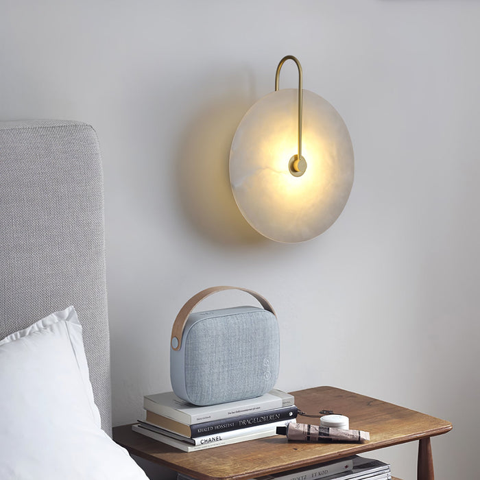 Alabastrowa Lampa LED na Ścianę – Elegancja i Spokój w Świetle