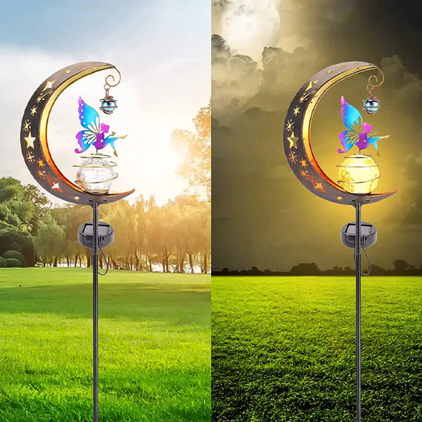 Księżycowy Blask Solarna lampa do ogrodu